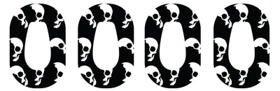 Shadow Skulls Dexcom G6 Patch Tape - Pump Peelz