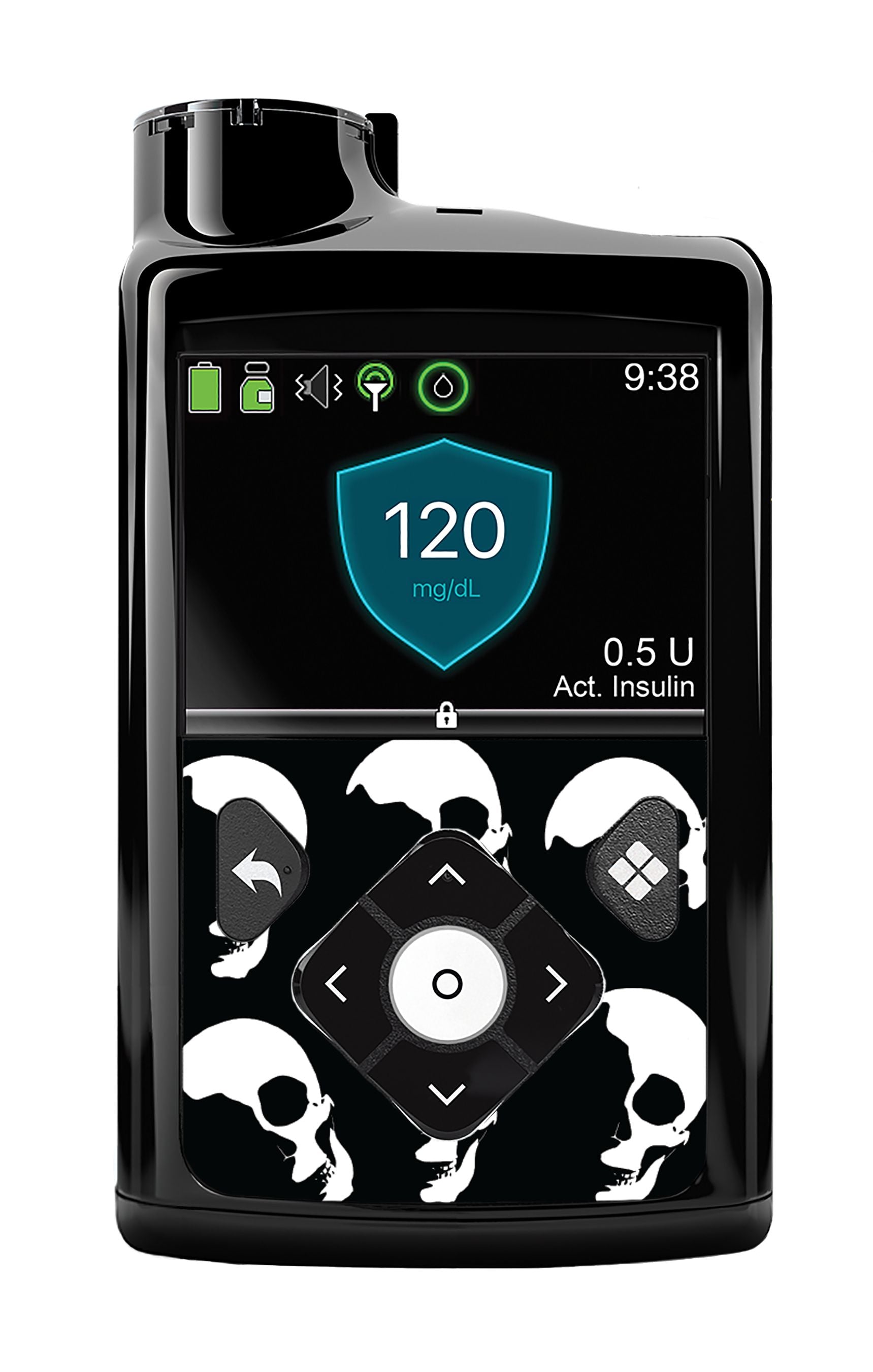 Shadow Skulls Sticker for Medtronic MiniMed 770G & 780G