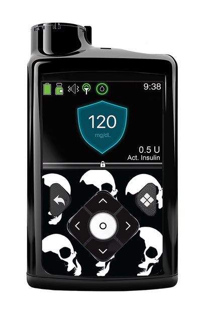 Shadow Skulls Sticker for Medtronic MiniMed 770G & 780G