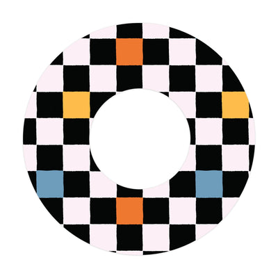 Skater Grid Patch  Tape Designed for the FreeStyle Libre 2