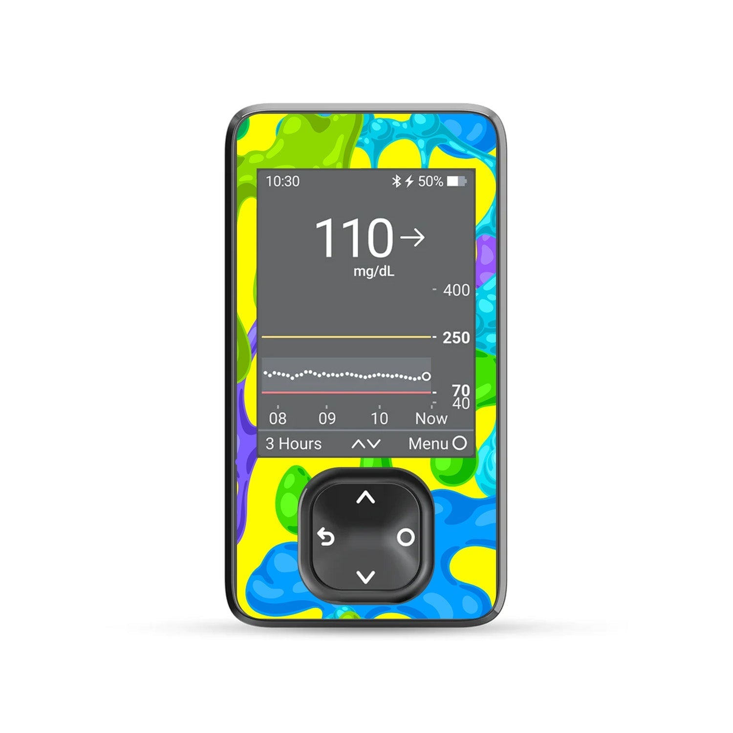 Slimey DEXCOM G7 and Stelo and G6 Touchscreen Receiver Sticker