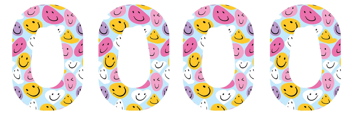 Smilies Dexcom G6 Patch Tape - Pump Peelz