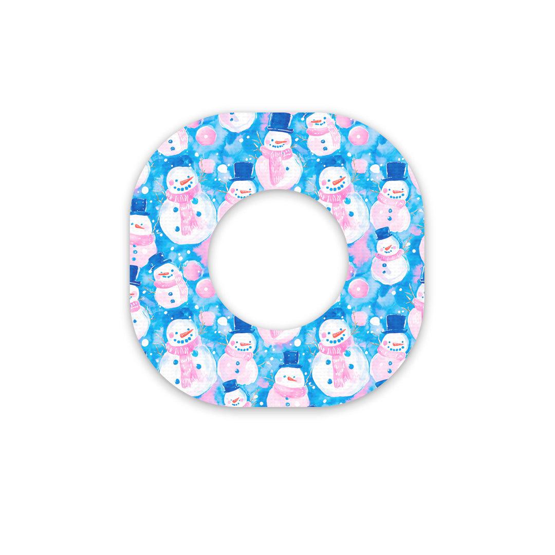 Snowman Dexcom G7 and Stelo Patch Tape - Pump Peelz