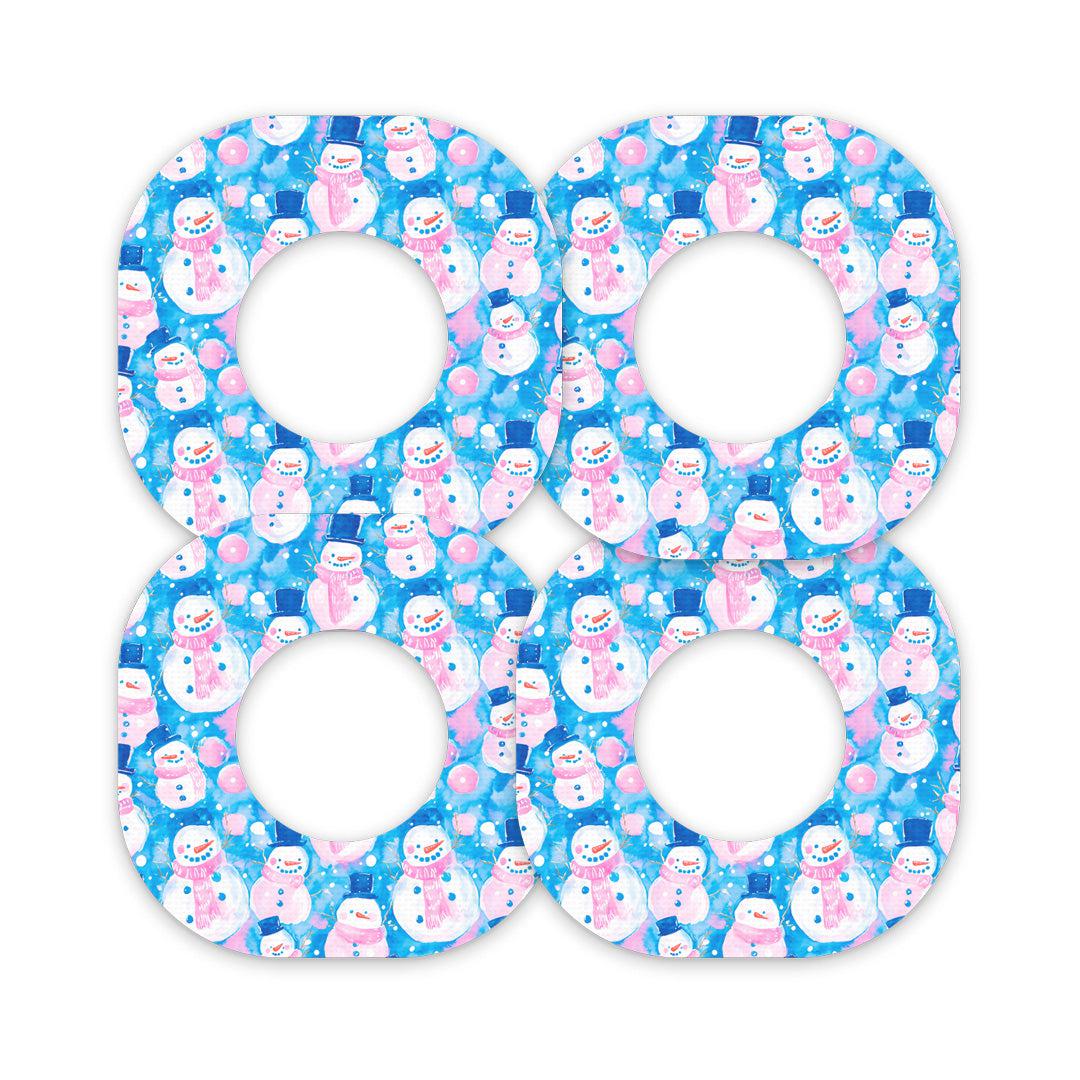 Snowman Dexcom G7 and Stelo Patch Tape - Pump Peelz