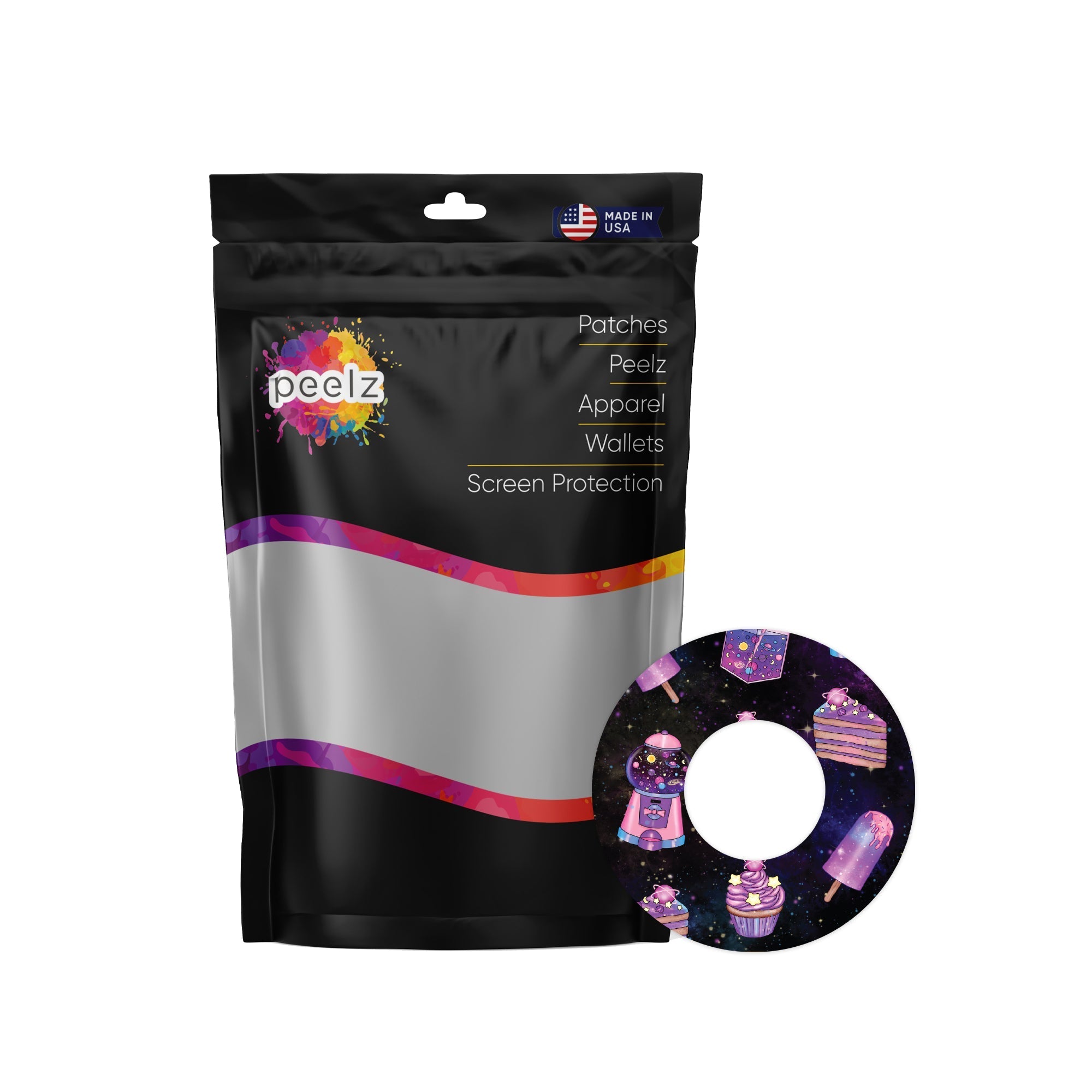 Space Candy Patch  Tape Designed for the FreeStyle Libre 2
