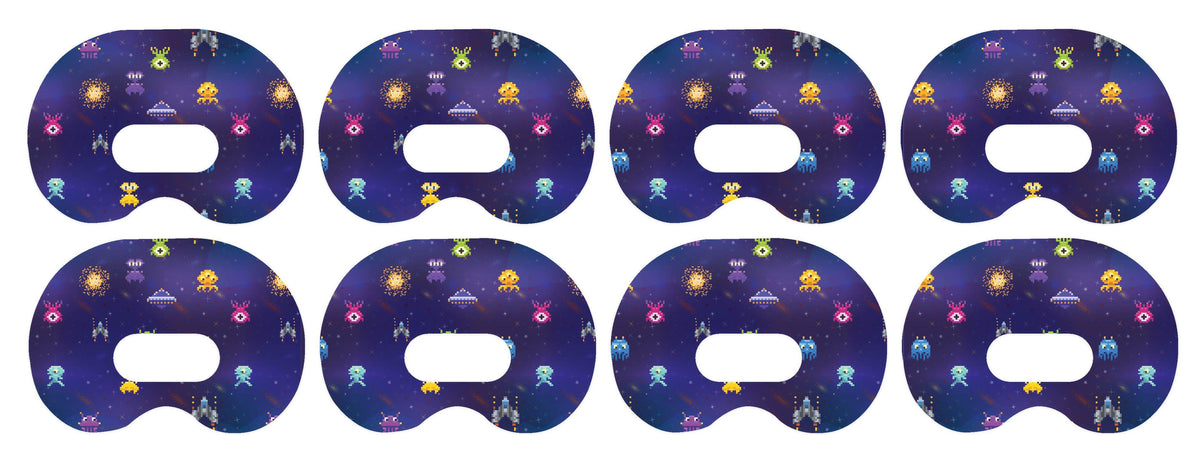 Space Invaders Medtronic Guardian Connect Patch Tape - Pump Peelz