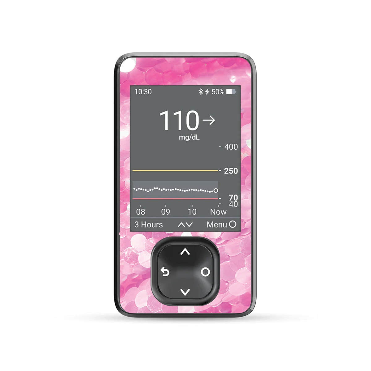 Sparkly Sequins DEXCOM G7 and Stelo and G6 Receiver Sticker