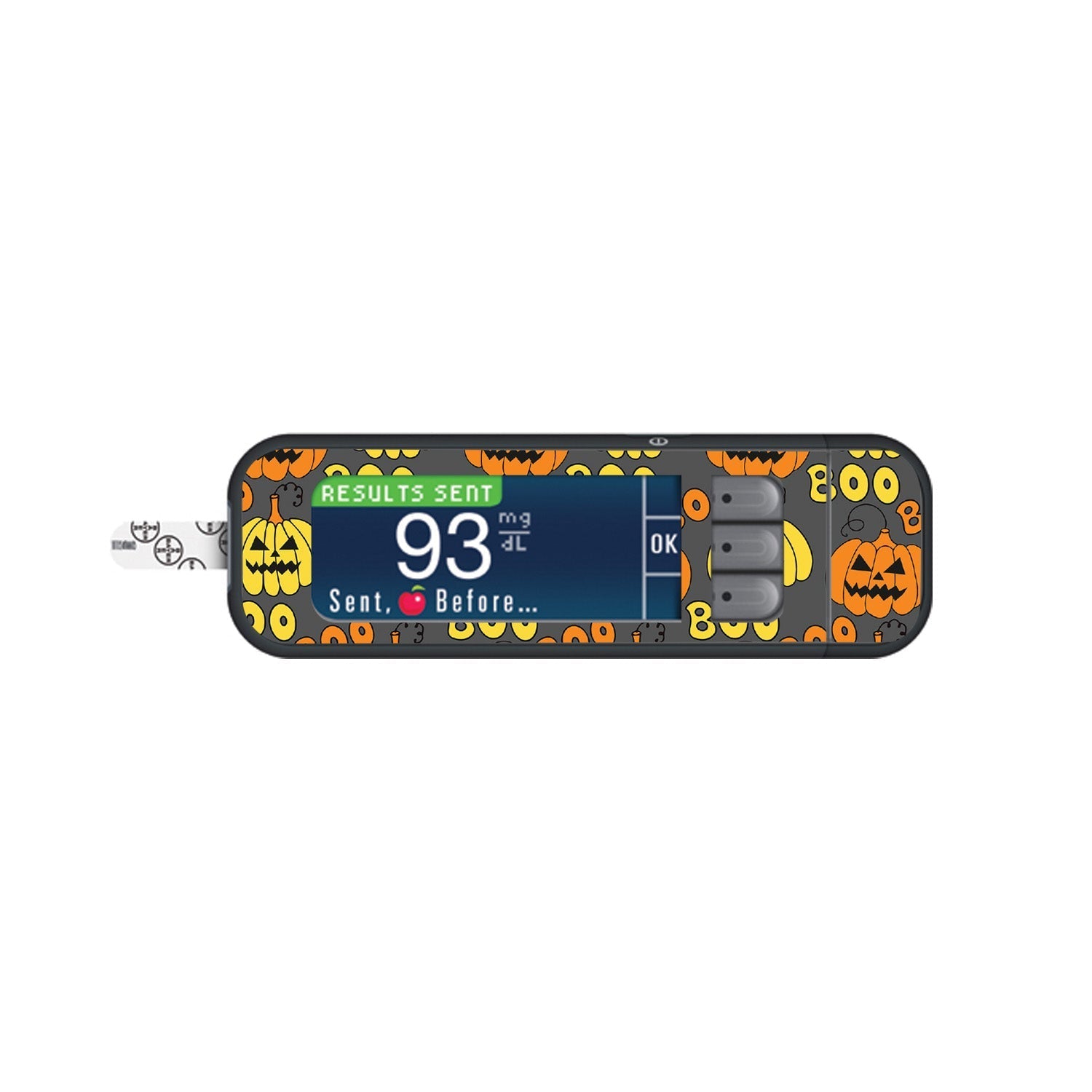 Spooked Sticker for Bayer Contour Next Glucometer