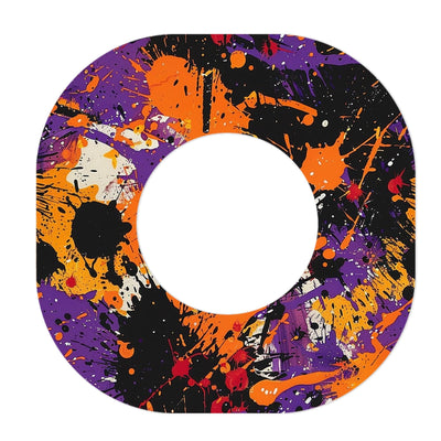 Spooky Splatter Dexcom G7 and Stelo Patch Tape - Pump Peelz