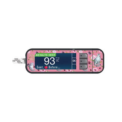 Spring Cats Sticker for Bayer Contour Next Glucometer