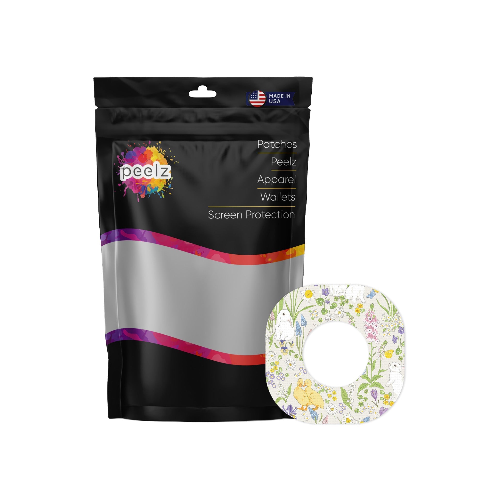 Springtime Dexcom G7 and Stelo Patch Tape - Pump Peelz