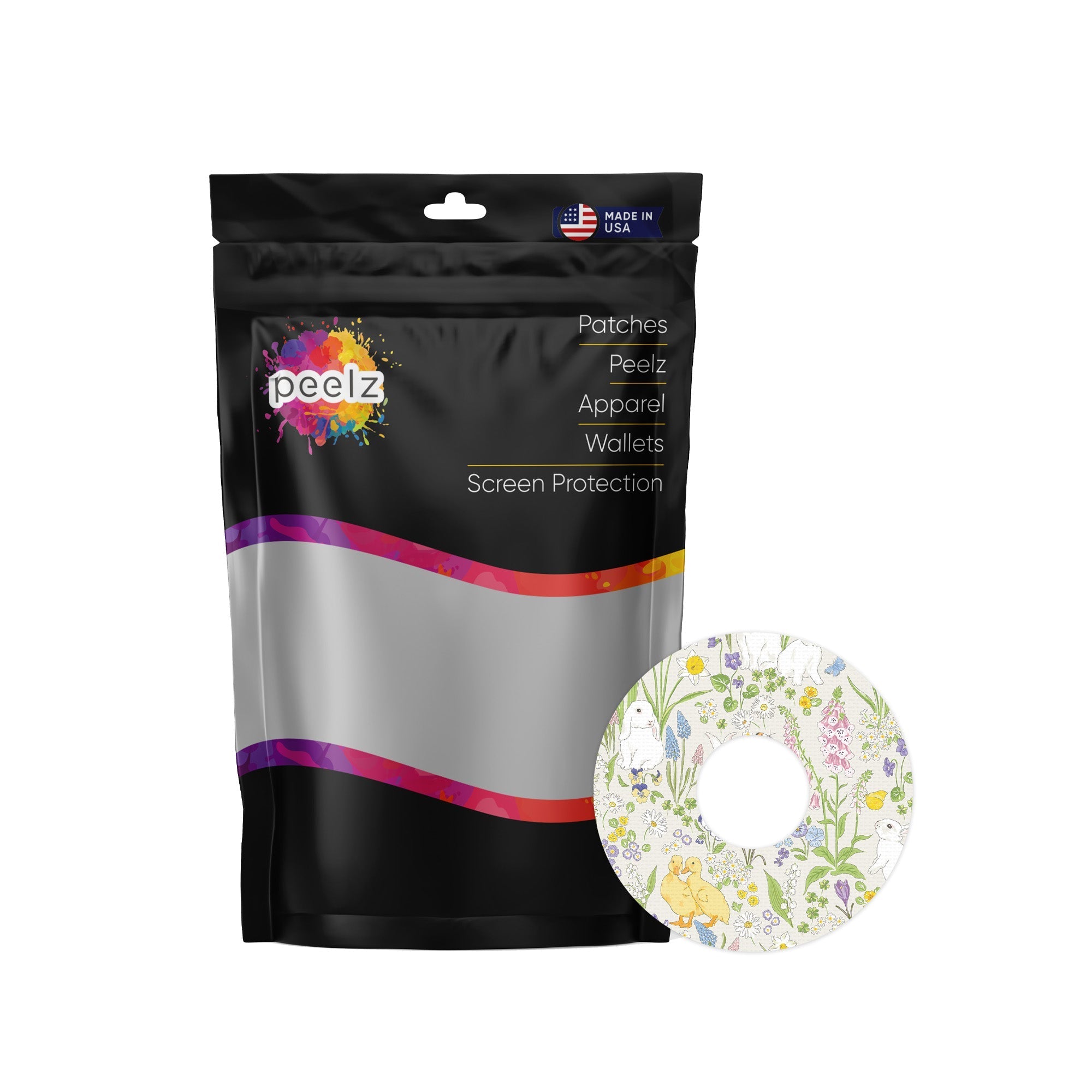 Springtime Patch Tape Designed for the FreeStyle Libre 3 Plus & Lingo