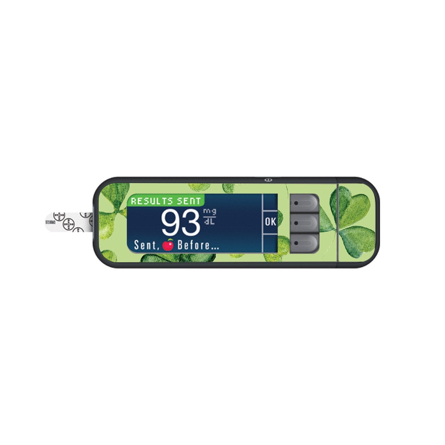 St. Patrick's Day Sticker for Bayer Contour Next Glucometer