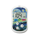 Starry Night OneTouch Verio Flex Glucometer