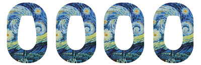 Starry Night Dexcom G6 Patch Tape - Pump Peelz