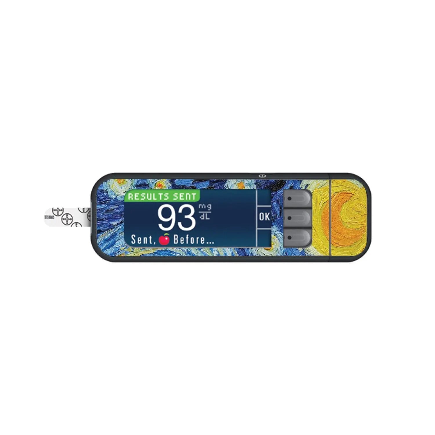 Starry Night Sticker for Bayer Contour Next Glucometer