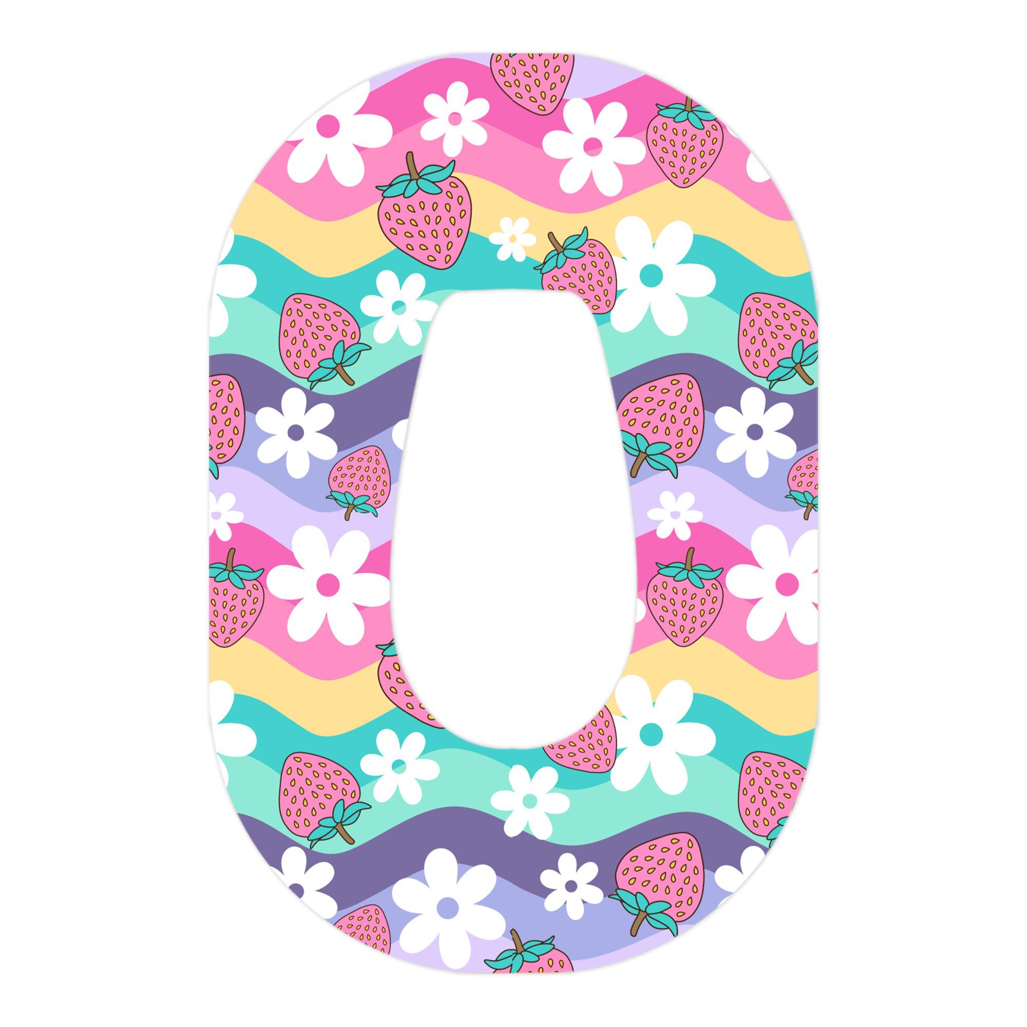 Strawberry Swing Patch Dexcom G6 Patch Tape - Pump Peelz