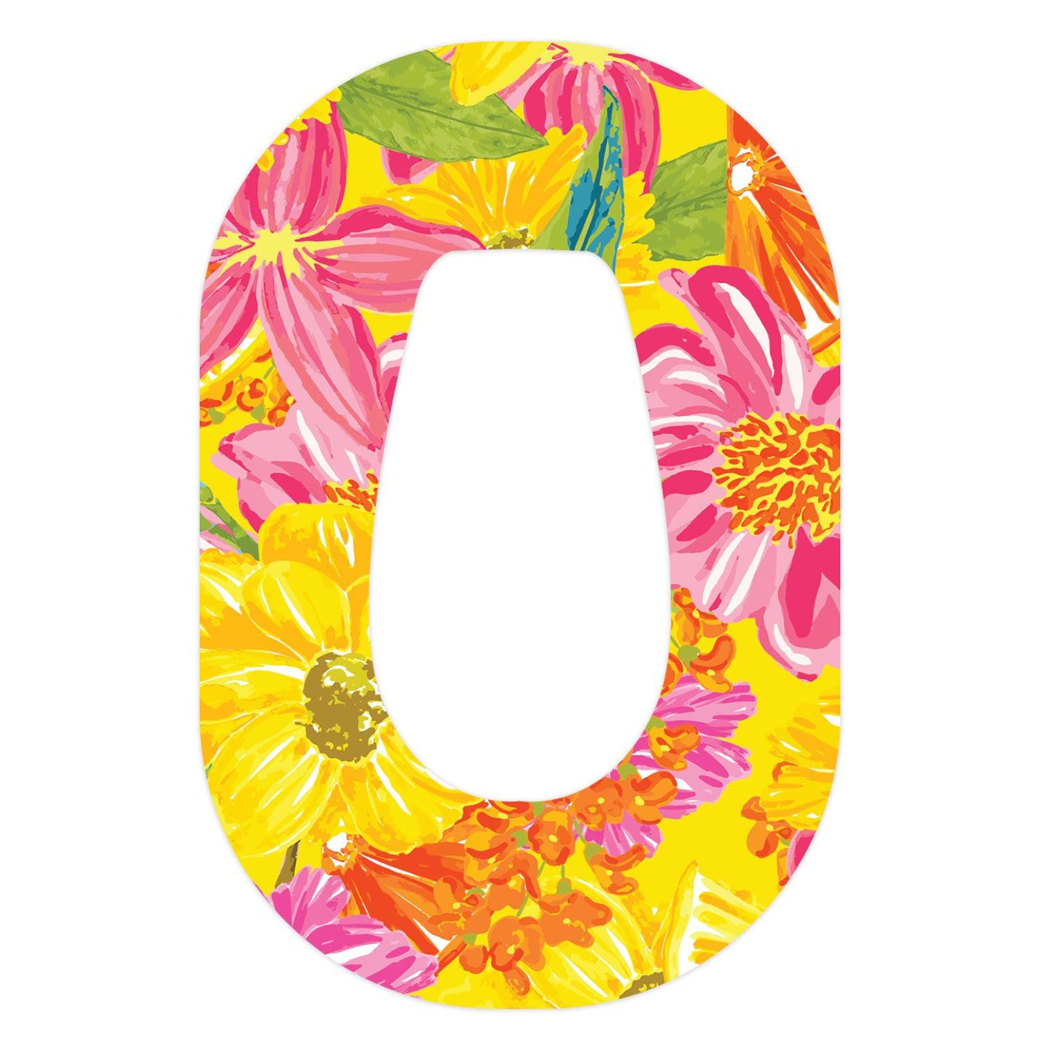 Summer Flowers Dexcom G6 Patch Tape - Pump Peelz