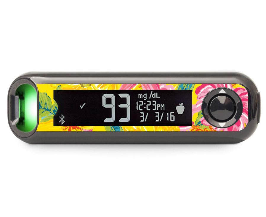 Summer Flowers for Bayer Contour© Next One Glucometer