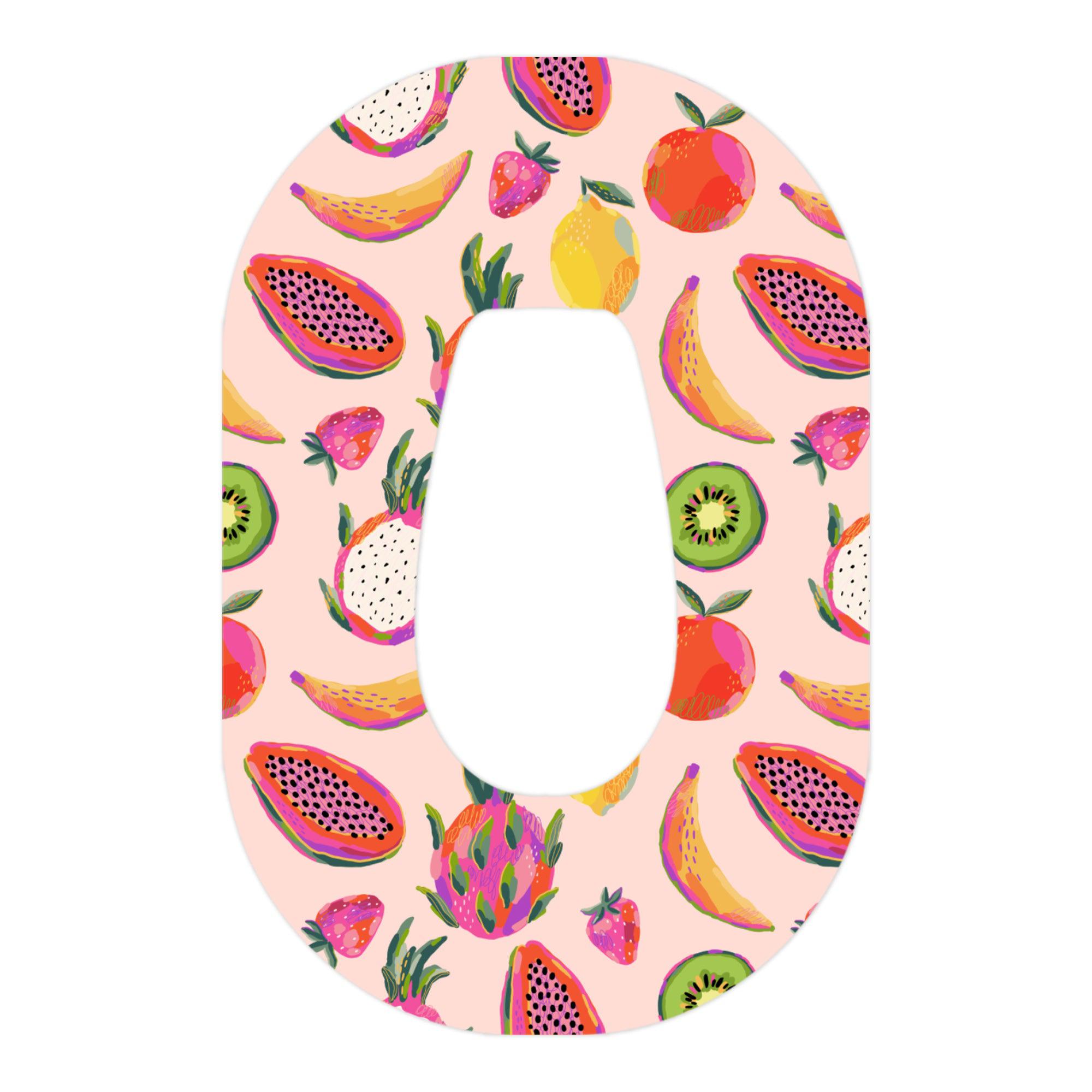 Summer Fruits Patch Dexcom G6 Patch Tape - Pump Peelz