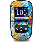Summer Suns Sticker for the Accu-Chek Guide Glucometer