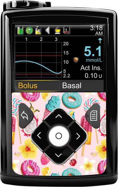 Summer Sweets for Sticker for Medtronic MiniMed 770G & 780G