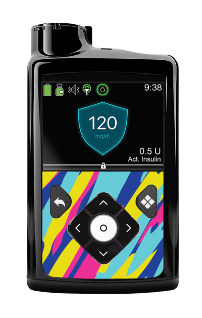 Summer Texture Sticker for Medtronic MiniMed 770G & 780G