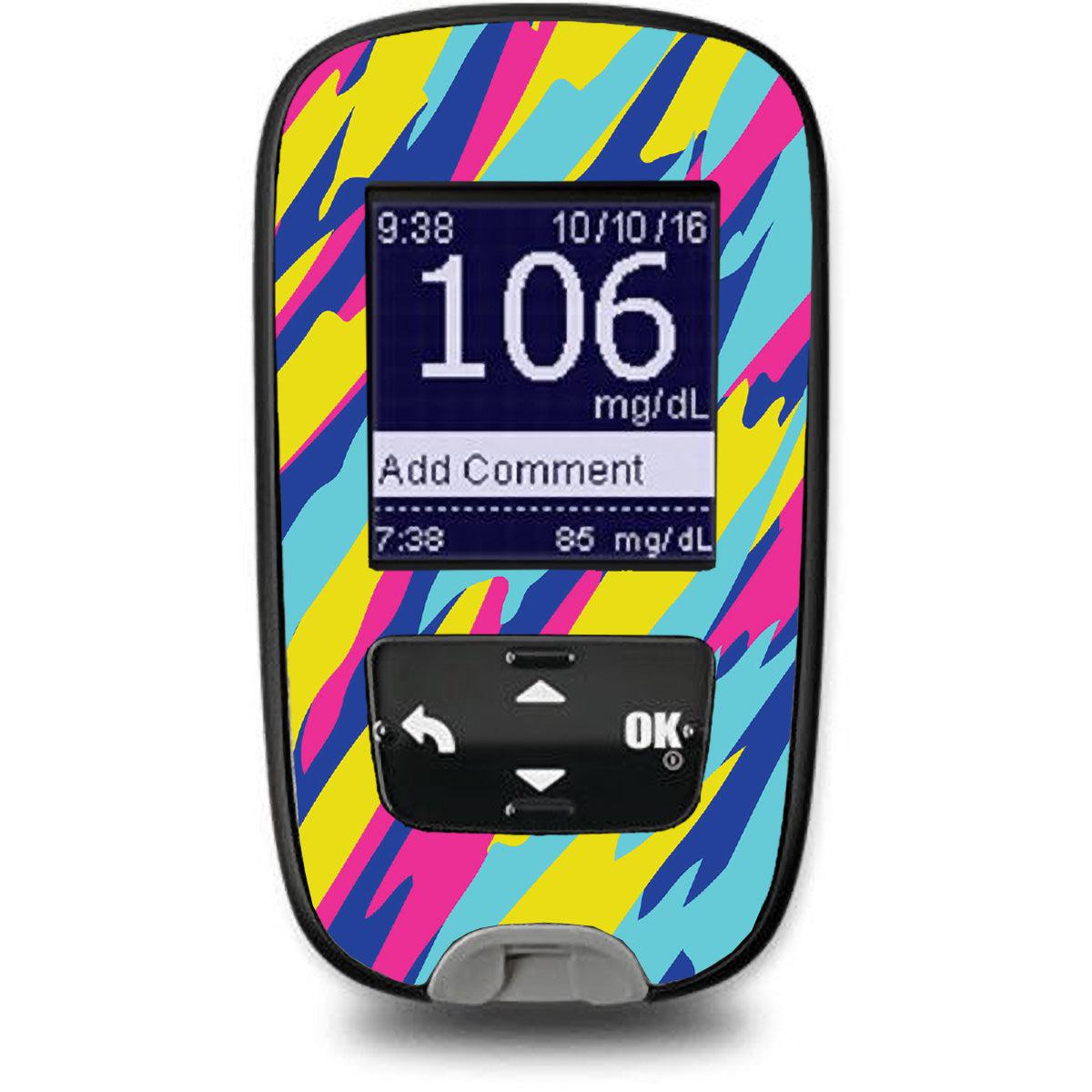 Summer Texture Sticker for the Accu-Chek Guide Glucometer
