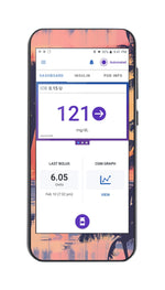 Sunset Serenade Sticker for Omnipod® 5 Controller – Pump Peelz