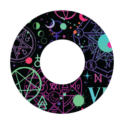 Supernatural Symbols Patch  Tape Designed for the FreeStyle Libre 2