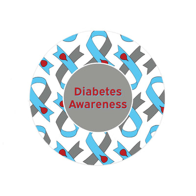 Support Patch Diabetes Awareness Ribbon Patch  Tape