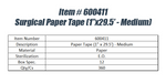Paper Soft Surgical Tape 1 Inch x 29.5 ft-Medium- Hypoallergenic (360pcs)