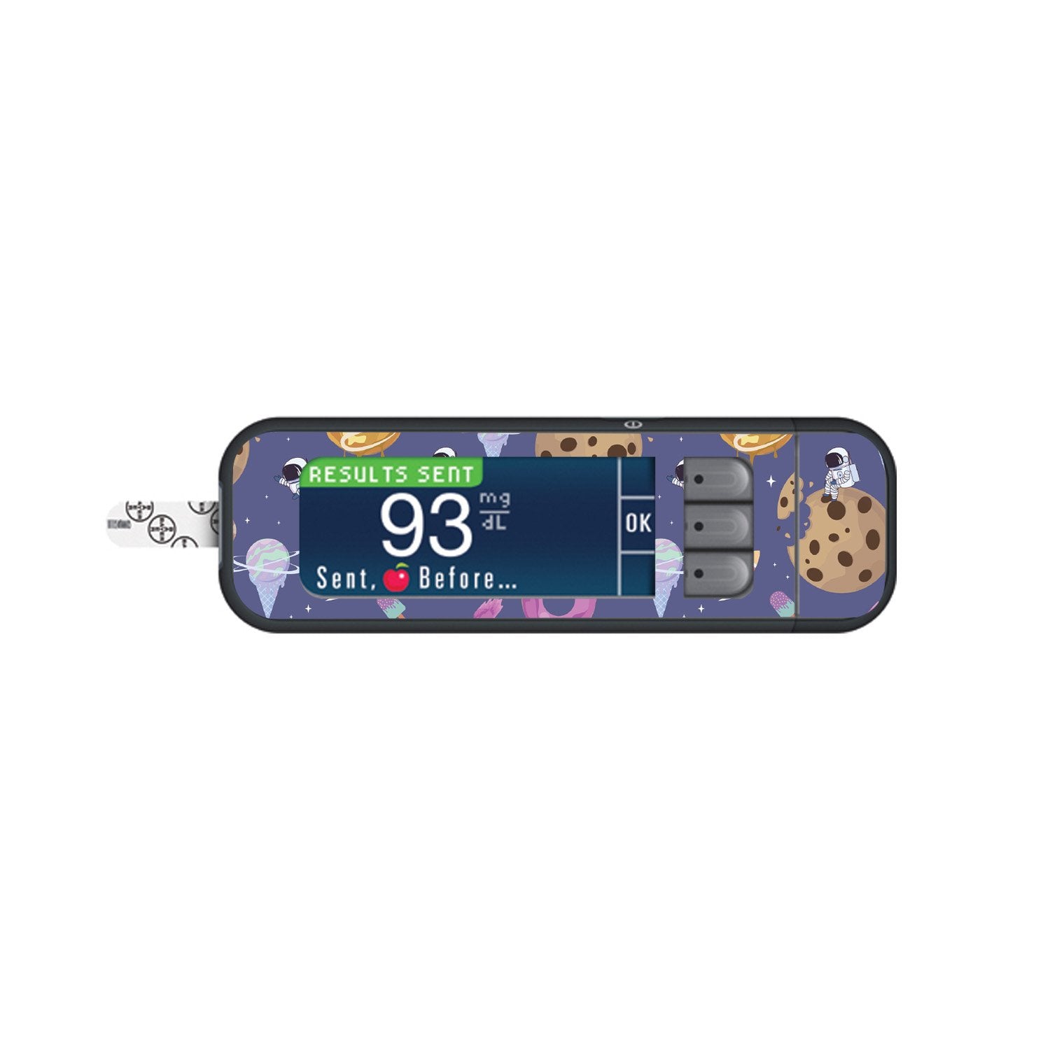 Sweet Space Sticker for Bayer Contour Next Glucometer
