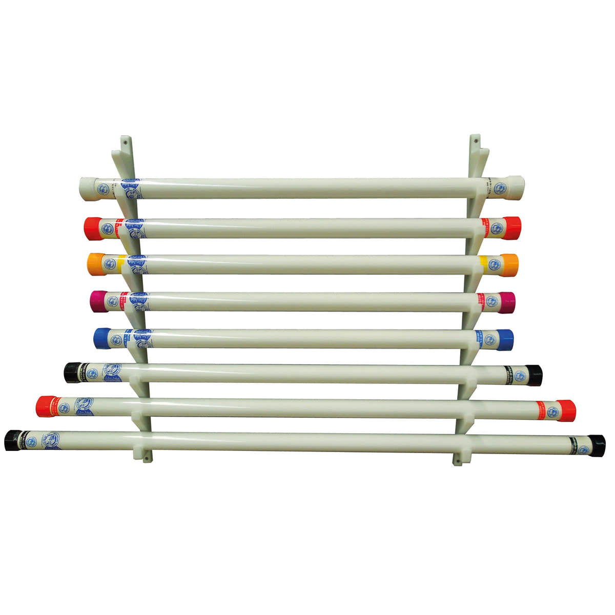 MJM International TRWB-RACK Therapy Rehab Weighted Bars, wall mount storage rack