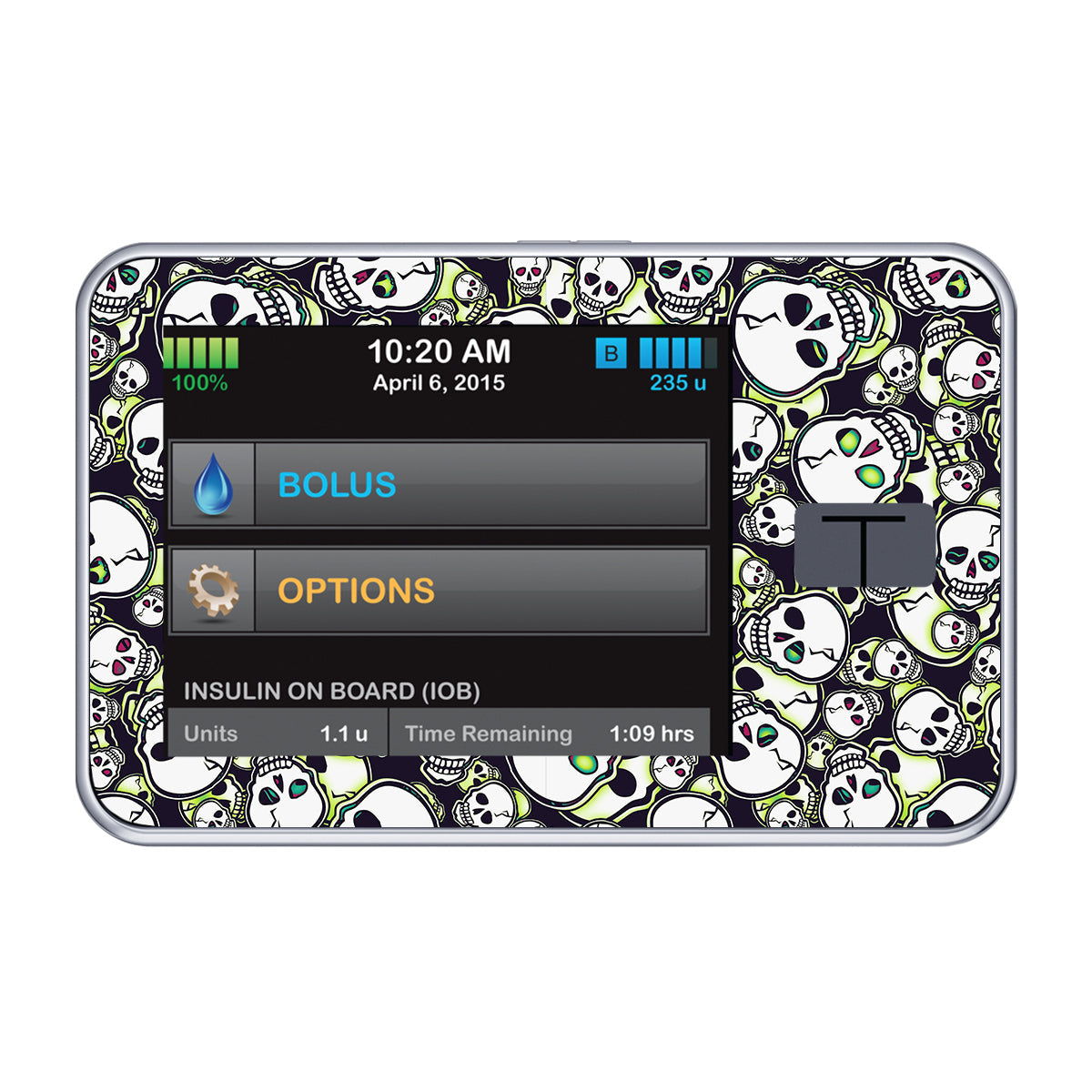 Bone Glow Tandem t:slim X2 - Pump Peelz