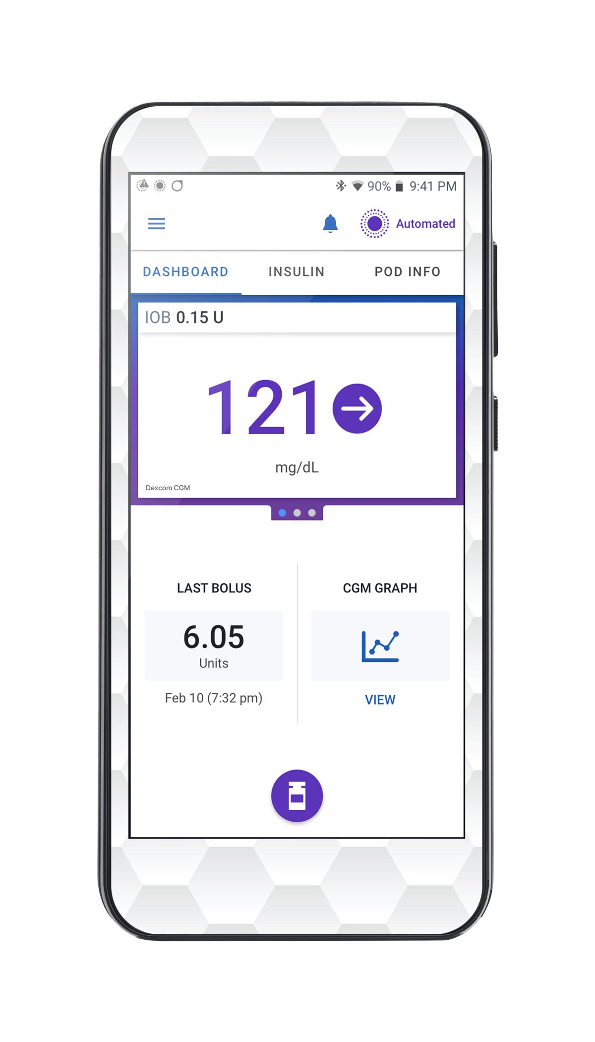 Tessellation Sticker for Omnipod® 5 Controller – Pump Peelz