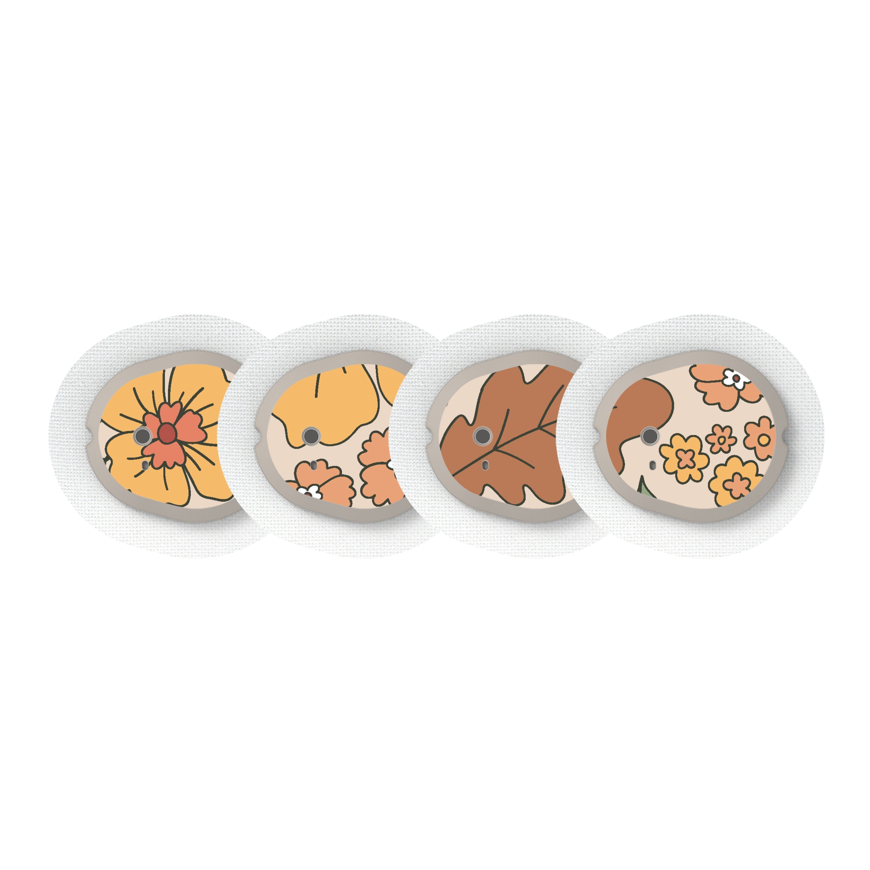 Thanksgiving Floral Designed for the DEXCOM G7 and Stelo Transmitter