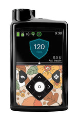 Thanksgiving Floral For Medtronic MiniMed 770G & 780G