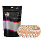 Thanksgiving Floral Patch  Tape Designed for the FreeStyle Libre 2