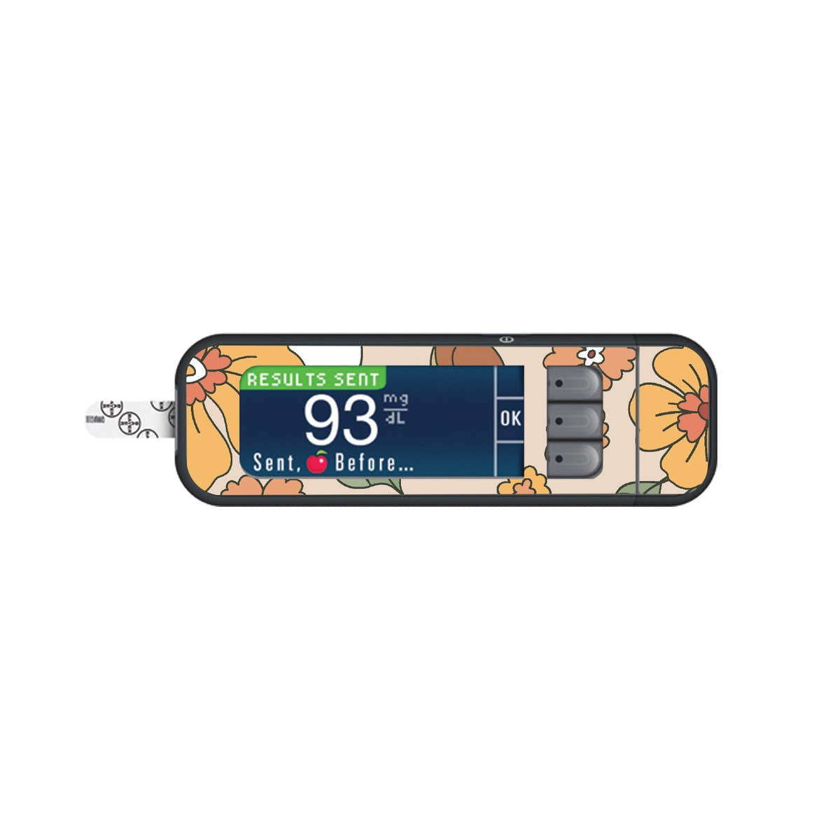 Thanksgiving Floral for Bayer Contour Next Glucometer