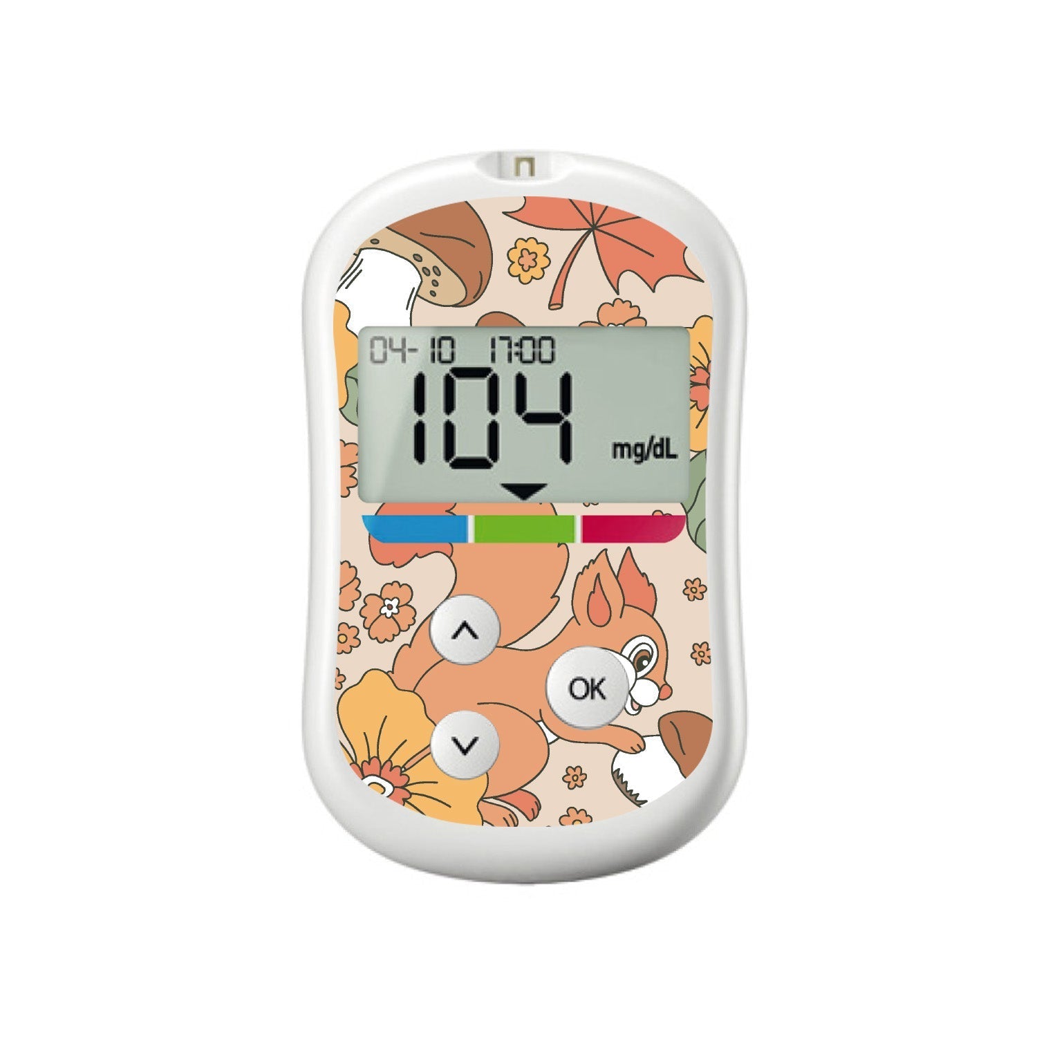 Thanksgiving Floral for OneTouch Verio Flex Glucometer