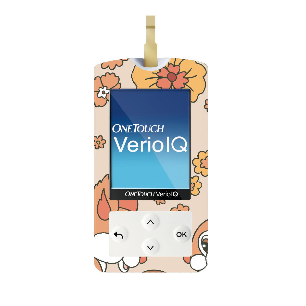 Thanksgiving Floral for OneTouch Verio IQ Glucometer
