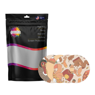 Thanksgiving Variety Pack Patch  Tape Designed for the FreeStyle Libre 2
