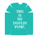 This is my insulin pump - Teal - Pod Sticker – Pump Peelz