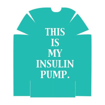 This is my insulin pump - Teal - Pod Sticker – Pump Peelz