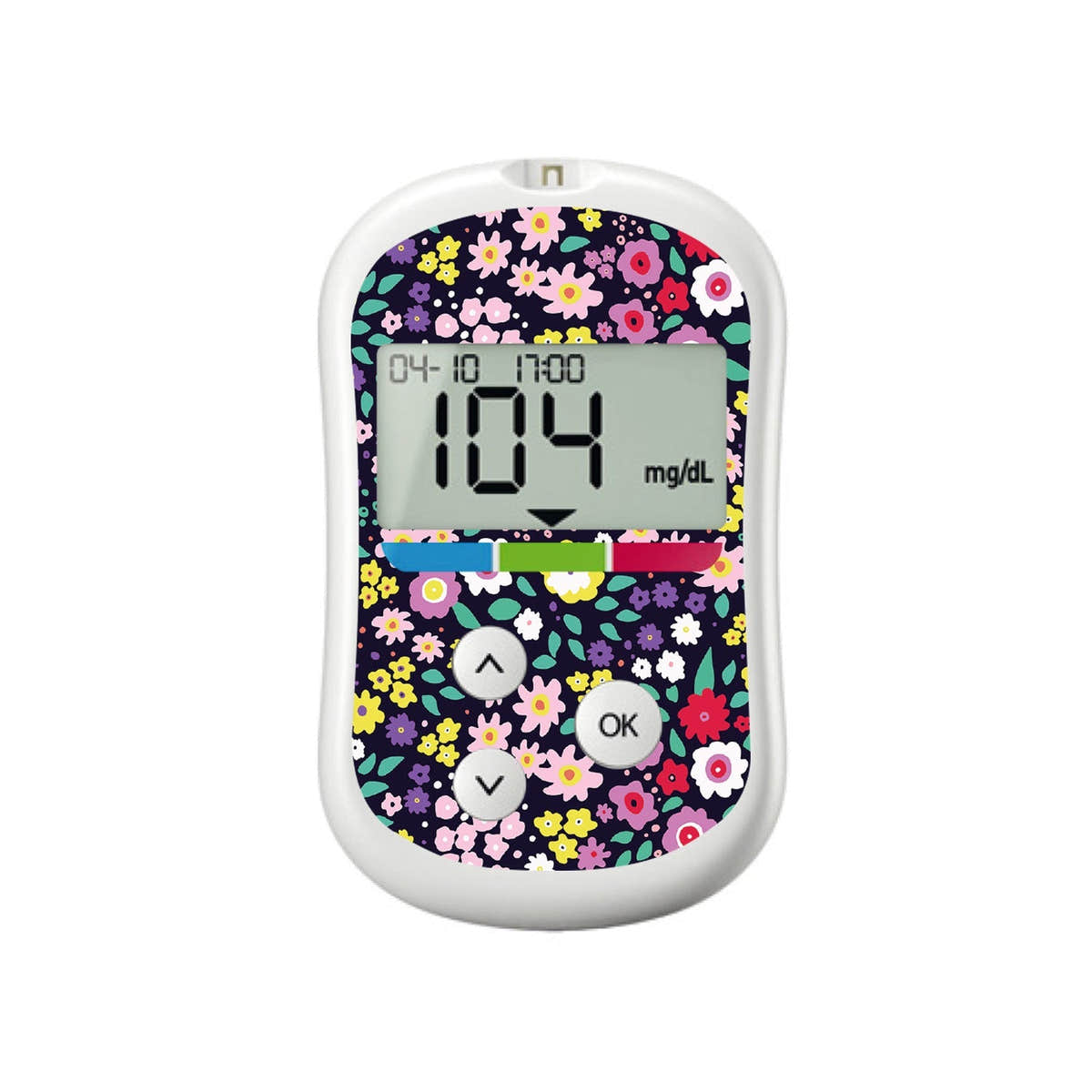 Tiny Flowers OneTouch Verio Flex Glucometer