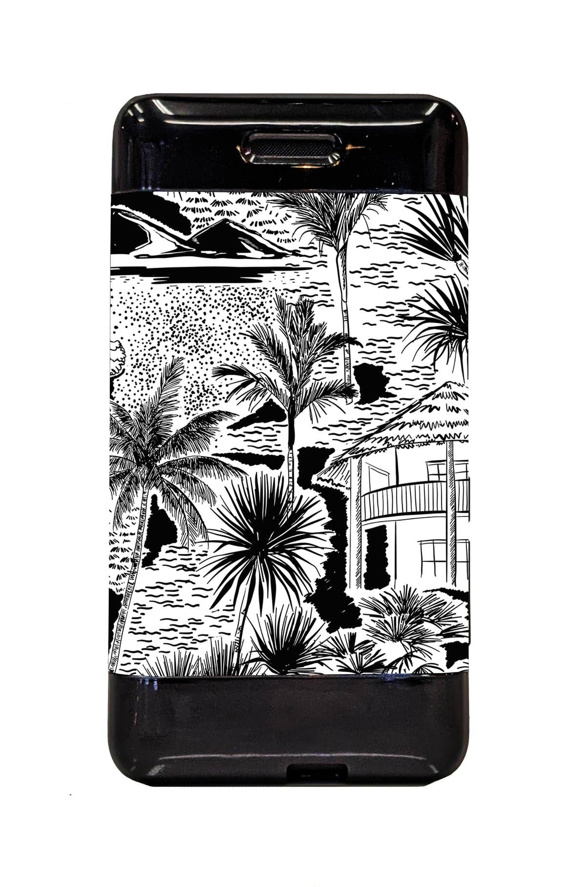Tropical Sketch Sticker for Omnipod DASH® PDM – Pump Peelz