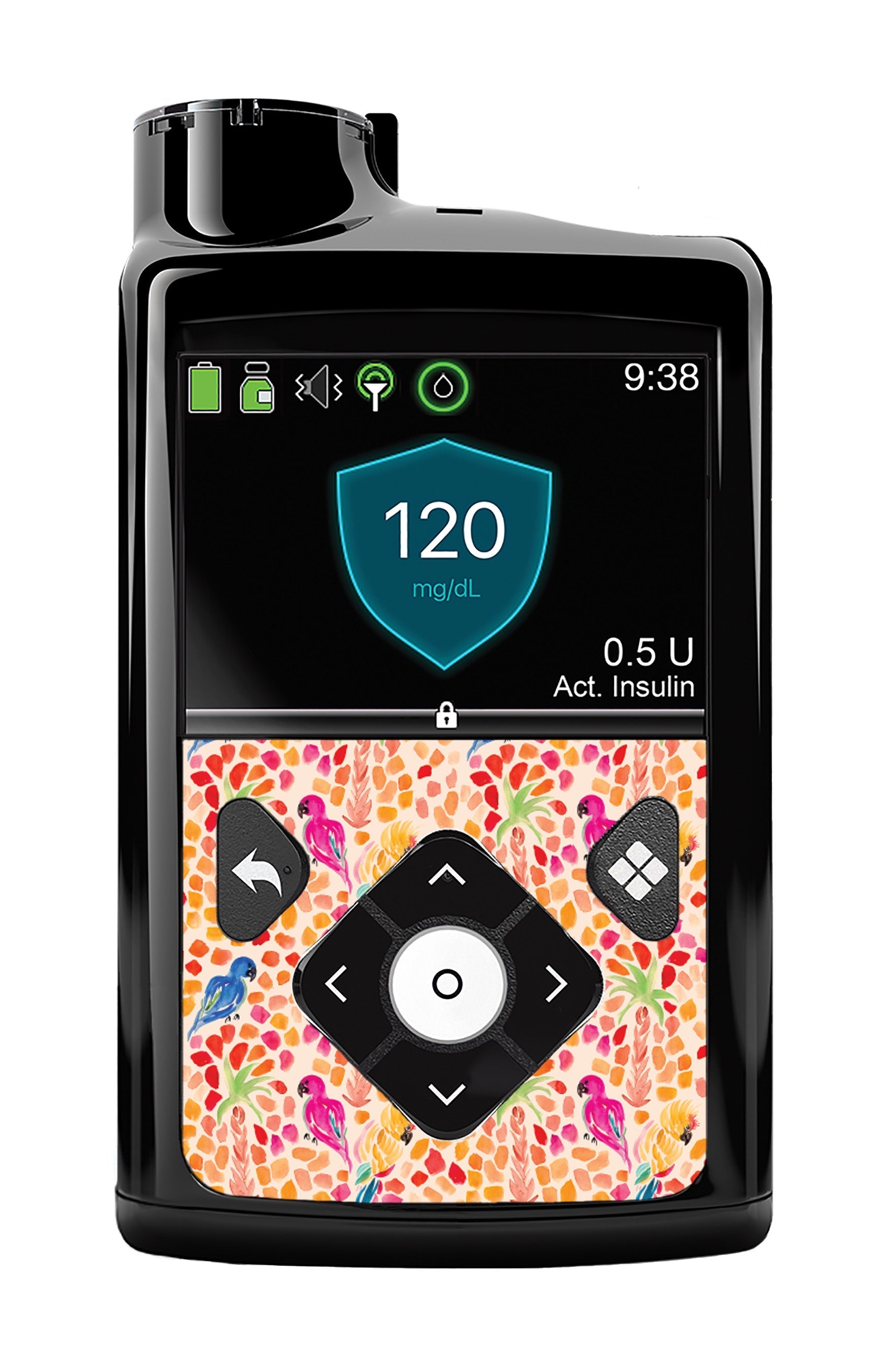 Tropical Watercolor Sticker for Medtronic MiniMed 770G & 780G