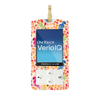 Tropical Watercolor for OneTouch Verio IQ Glucometer