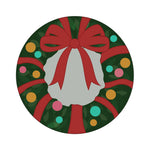 CF Holiday Wreath twiist™ Automated Insulin Delivery System Stickers - Pump Peelz